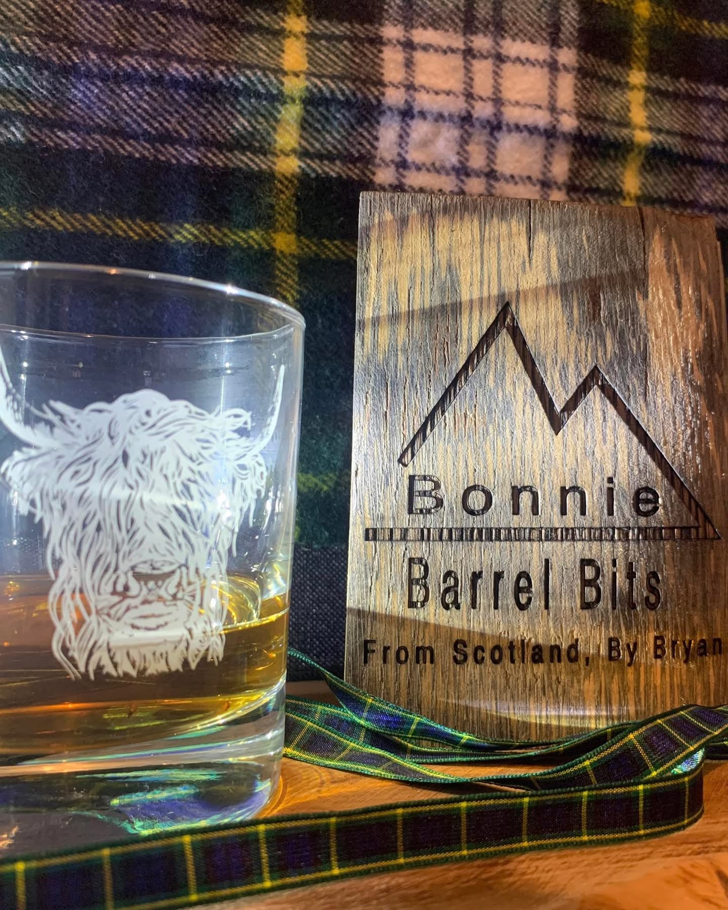 Munro Whisky Barrel Stave Momento (Personalised)