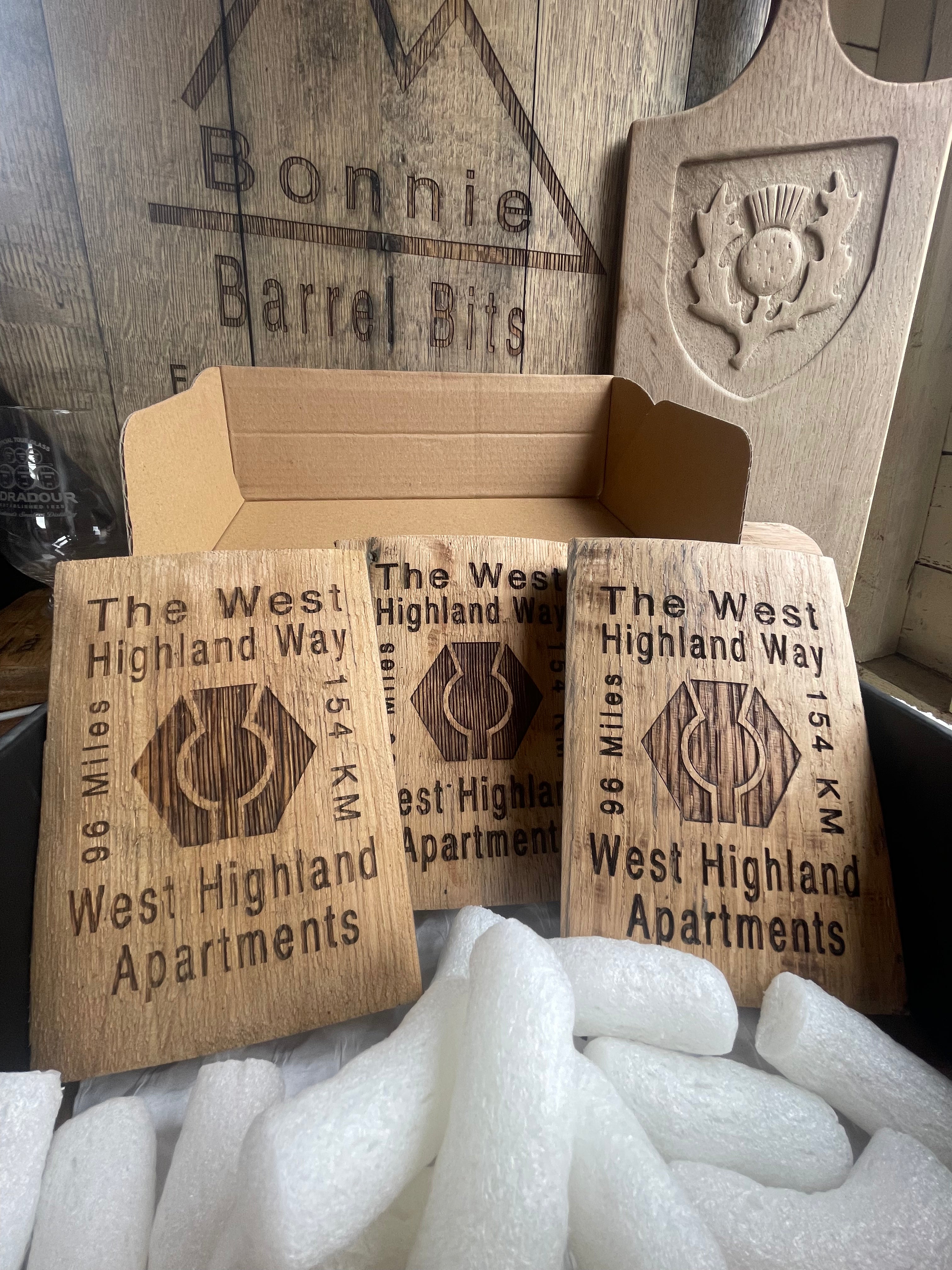 West Highland Way Whisky Barrel Gift (Personalised)