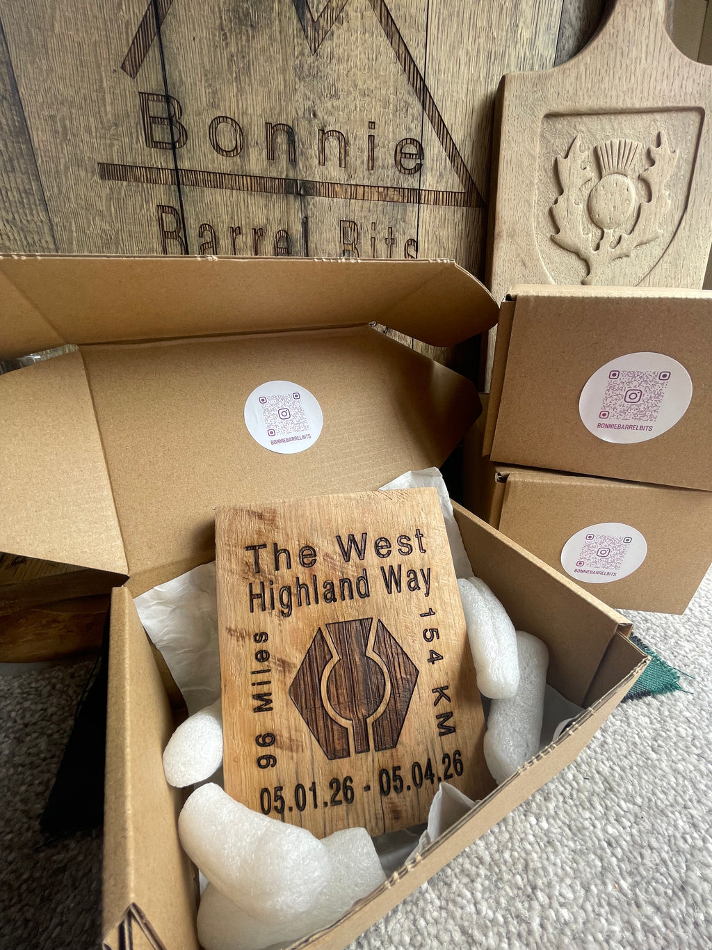 West Highland Way Whisky Barrel Gift (Personalised)