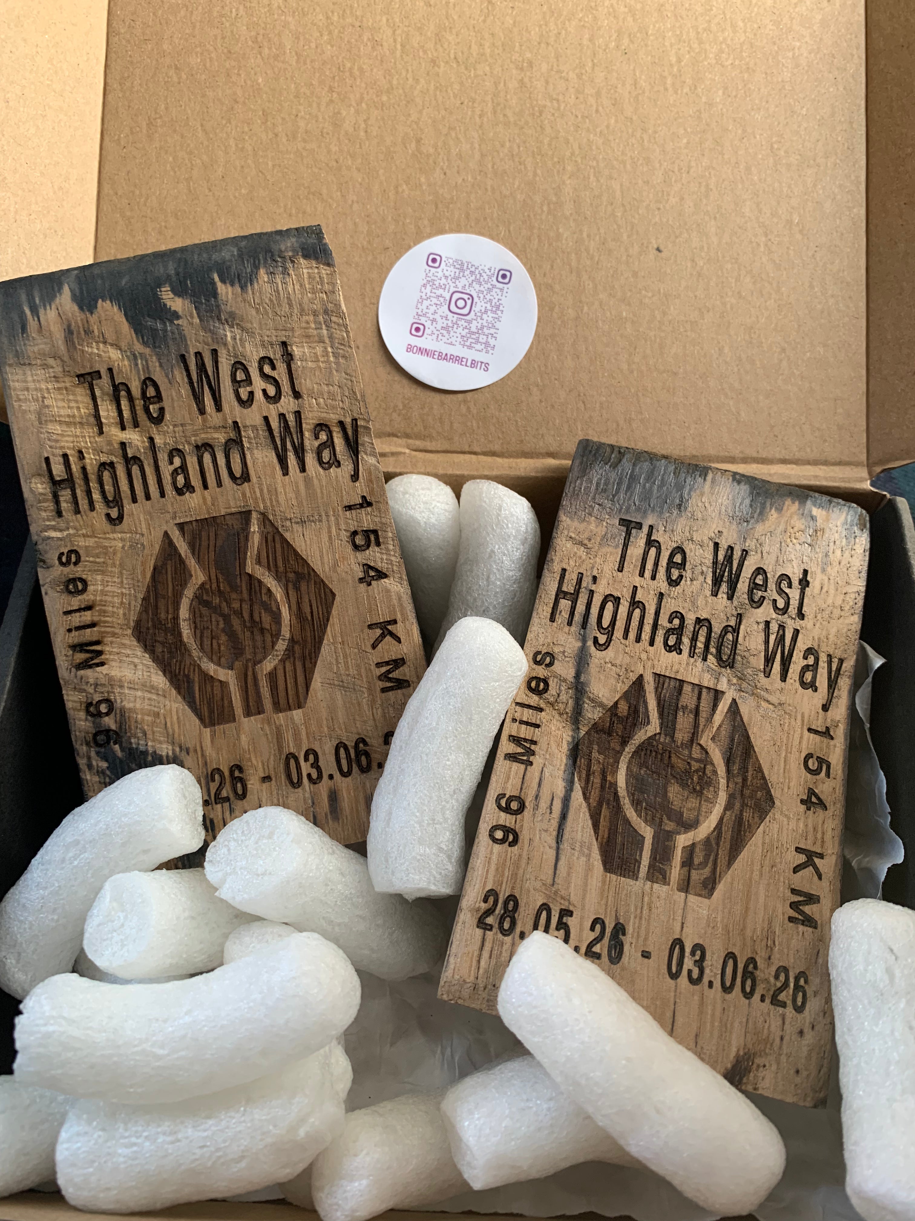 West Highland Way Whisky Barrel Gift (Personalised)