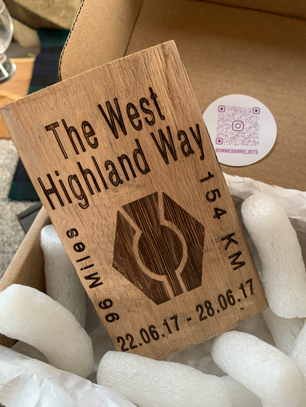 West Highland Way Whisky Barrel Gift (Personalised)
