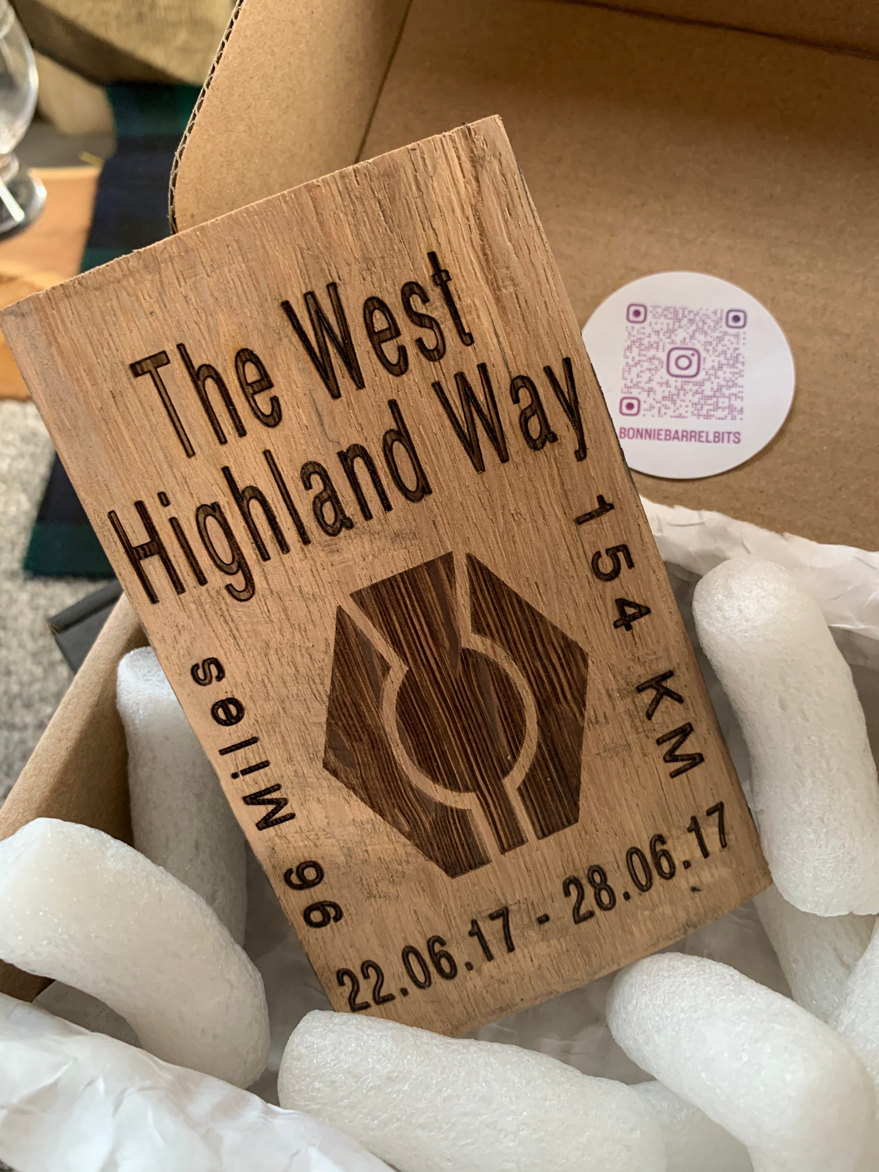 West Highland Way Whisky Barrel Gift (Personalised)