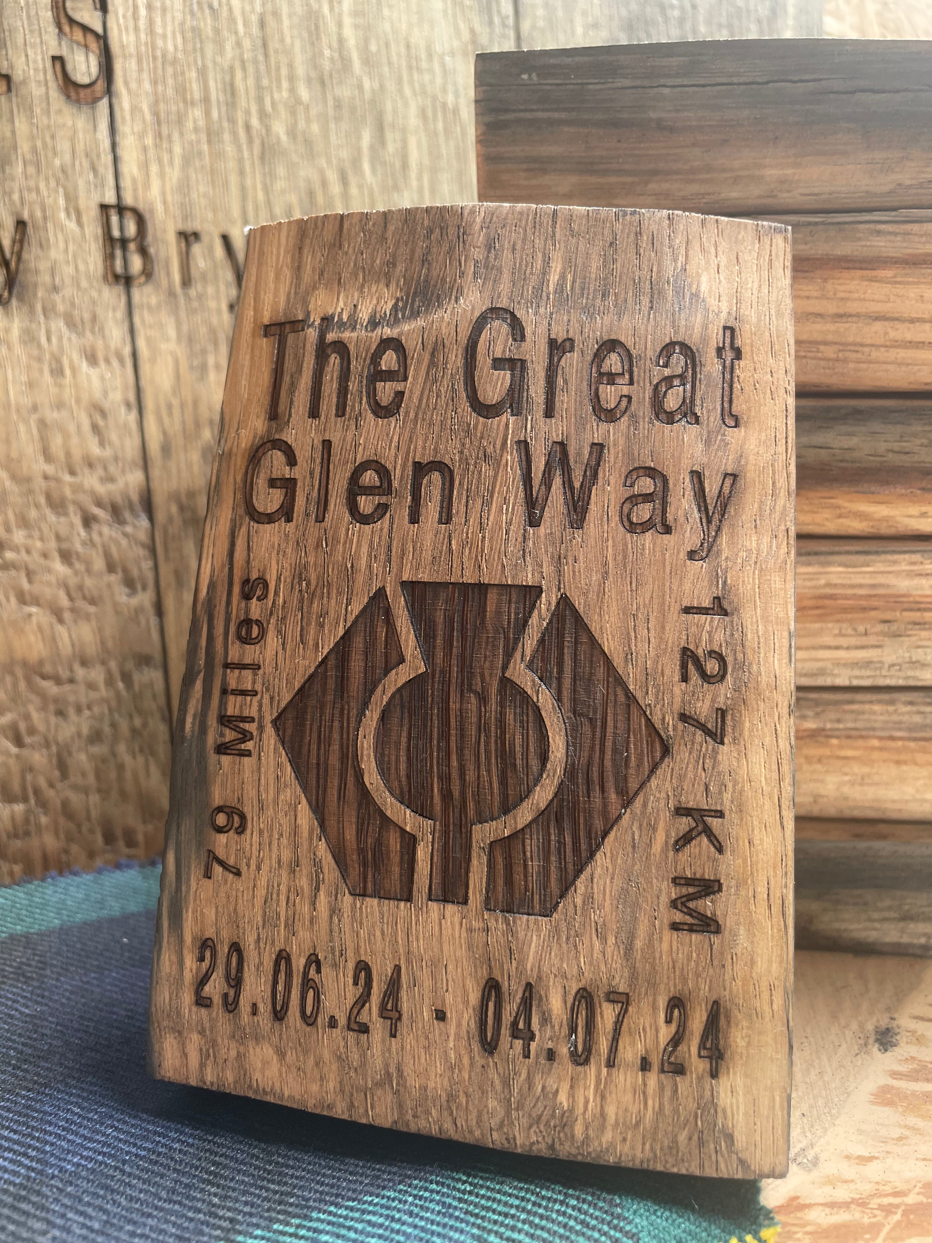 Great Glen Way Whisky Barrel Gift (Personalised)
