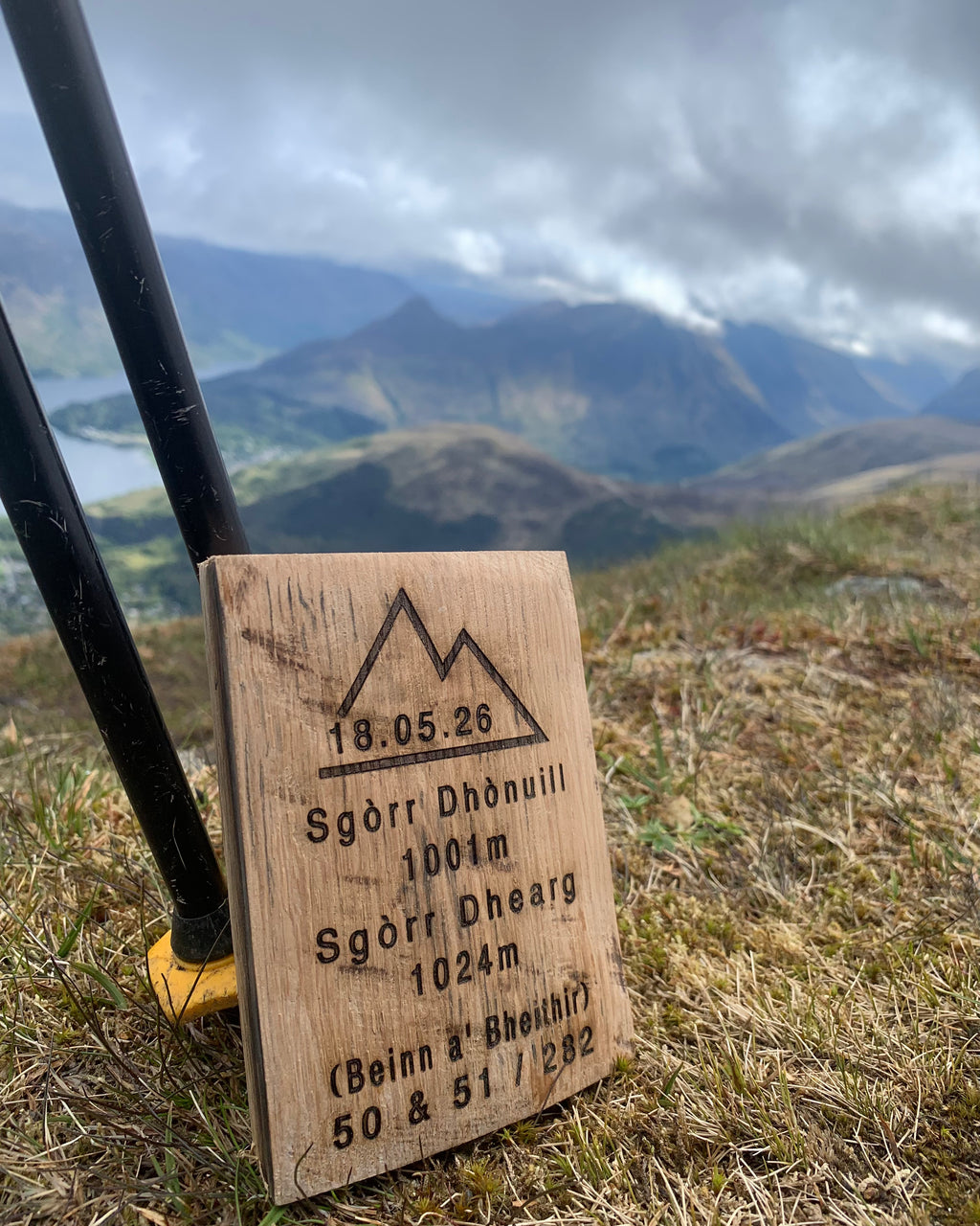 Munro Whisky Barrel Stave Momento (Personalised)