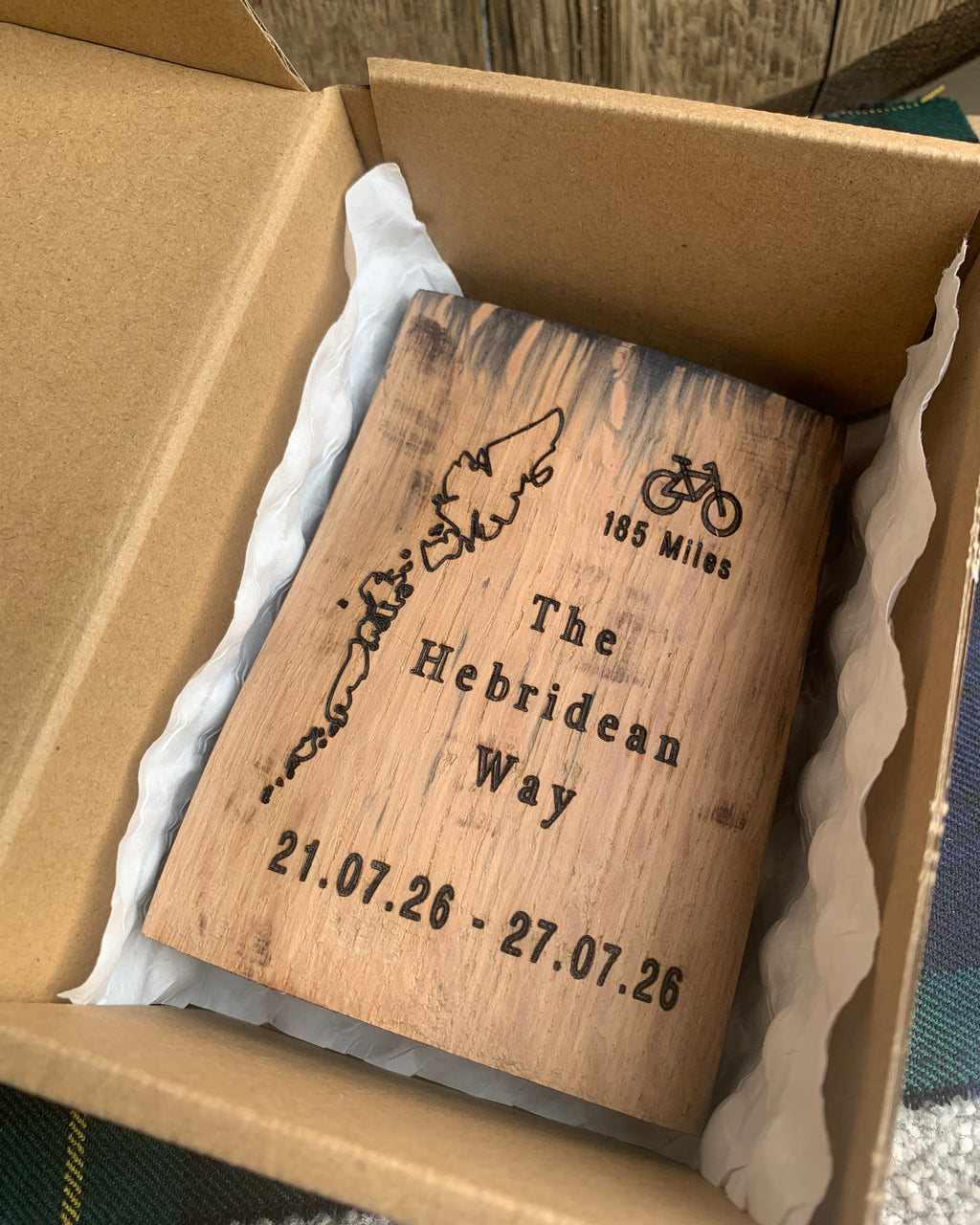 Hebridean Way Whisky Barrel Gift (Personalised)