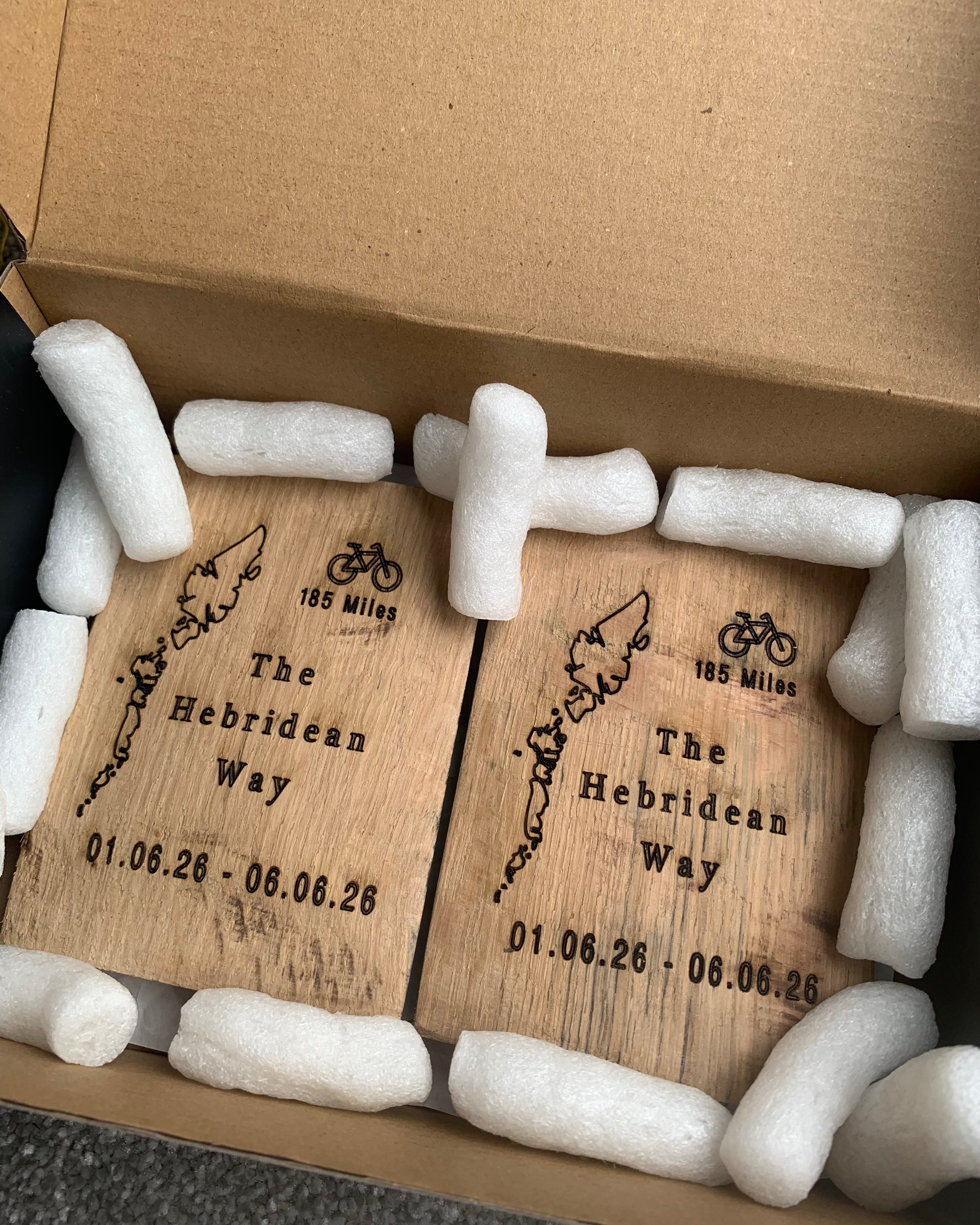 Hebridean Way Whisky Barrel Gift (Personalised)
