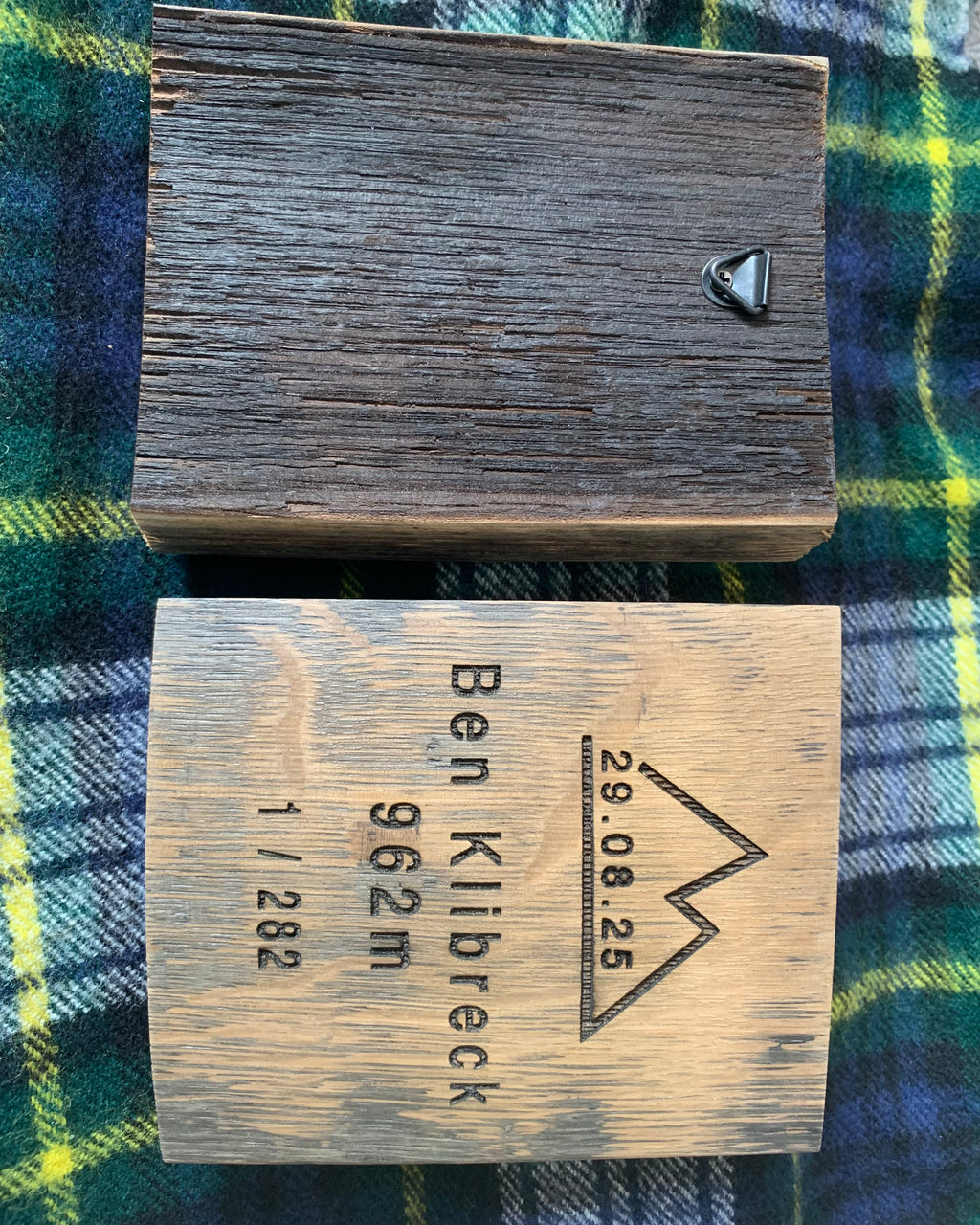 Munro Whisky Barrel Stave Momento (Personalised)