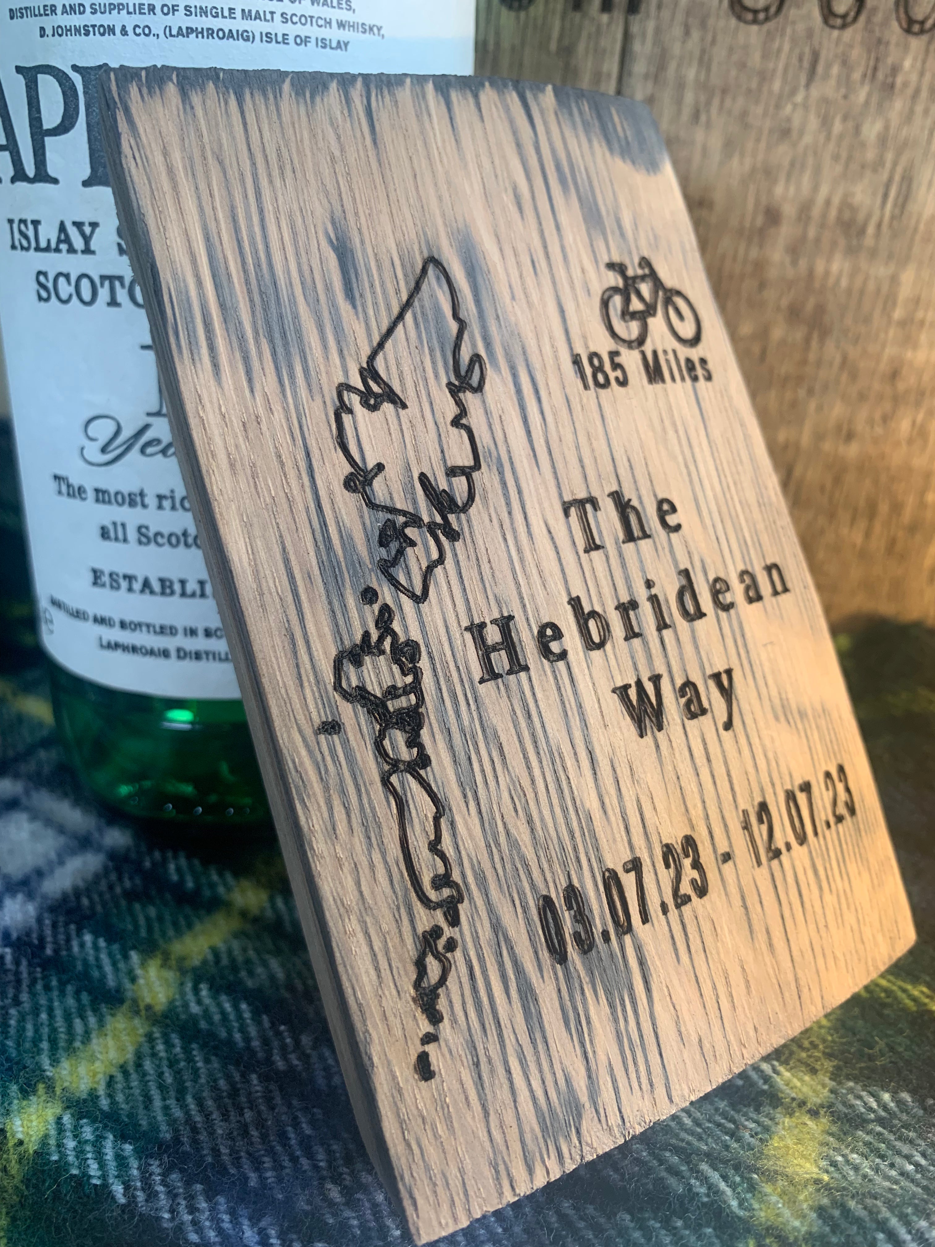 Hebridean Way Whisky Barrel Gift (Personalised)